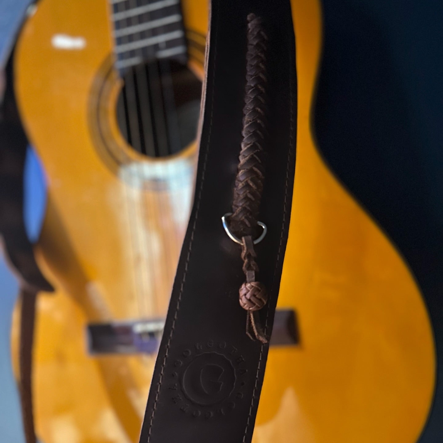 Rock Star Approved: Custom Handmade Leather Guitar Strap – Seriously Cool & Hand-Stitched