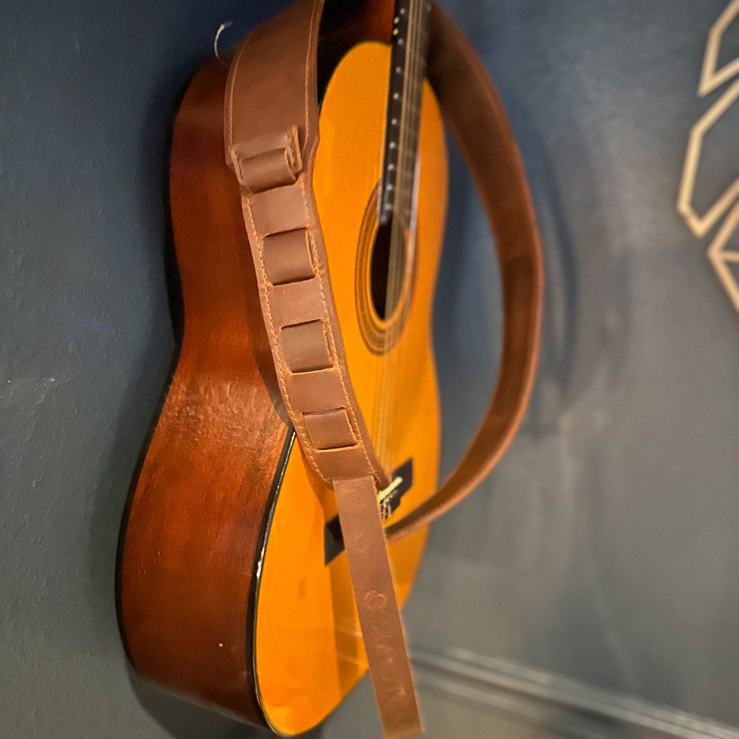 Rock Star Approved: Custom Handmade Leather Guitar Strap – Seriously Cool & Hand-Stitched